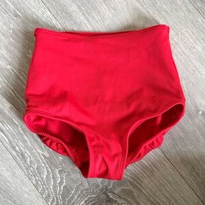 Five Dancewear Booty Brief in Red YM
